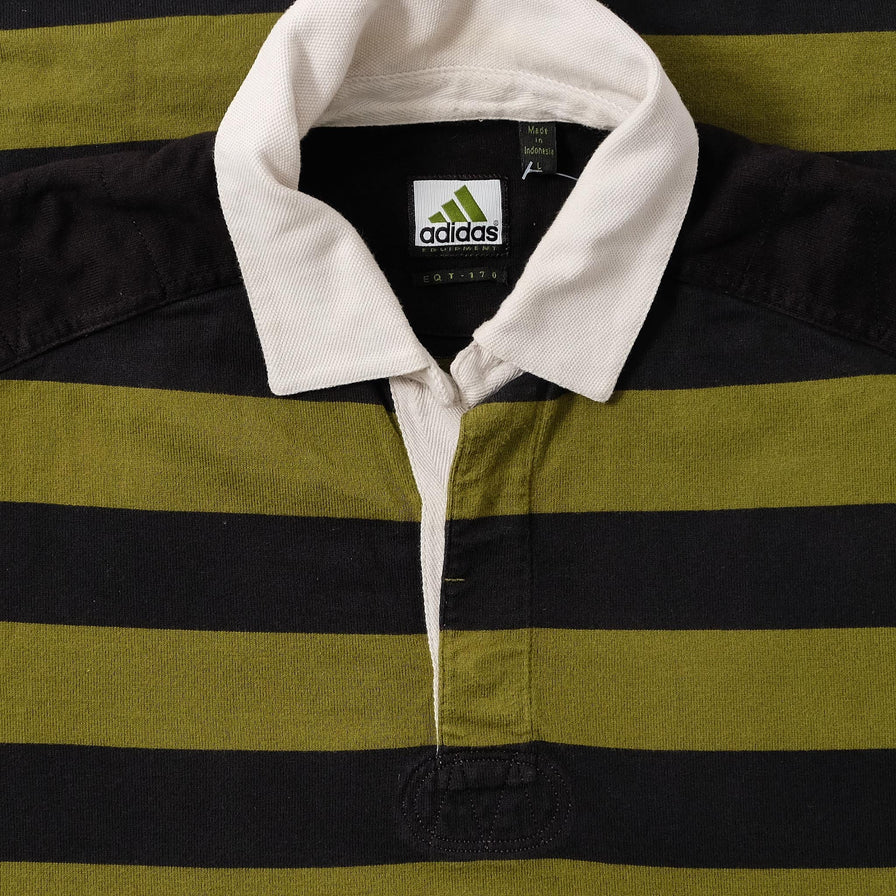 Vintage adidas Equipment Long Polo XLarge 