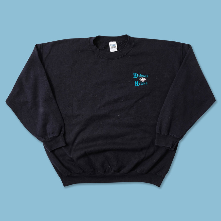 Vintage Hickory Hawks Sweater XLarge 