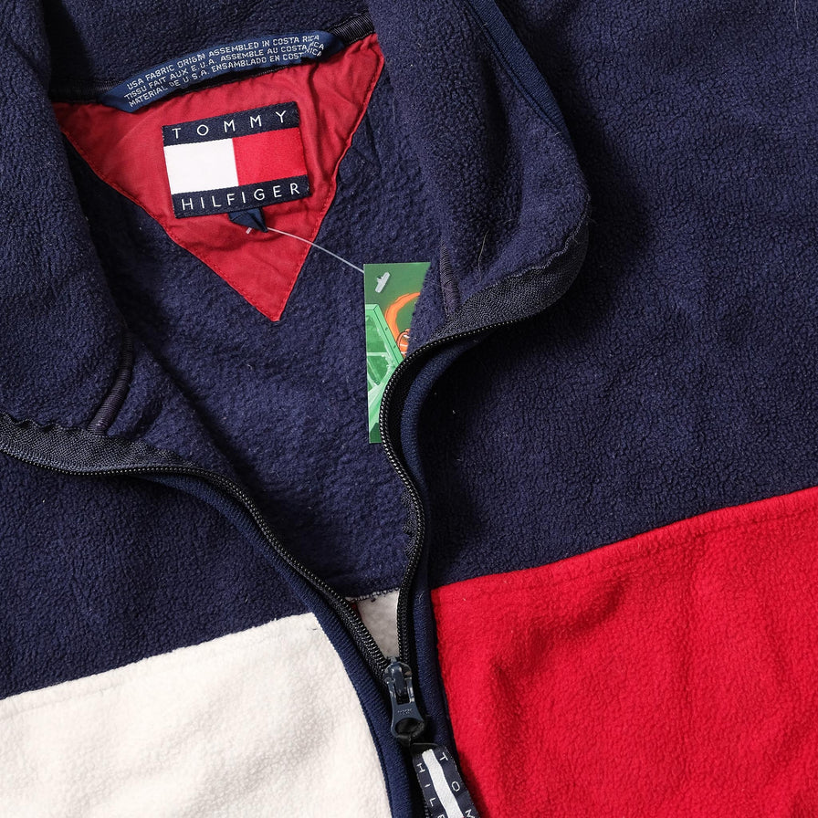 Vintage Tommy Hilfiger Fleece Jacket Large 