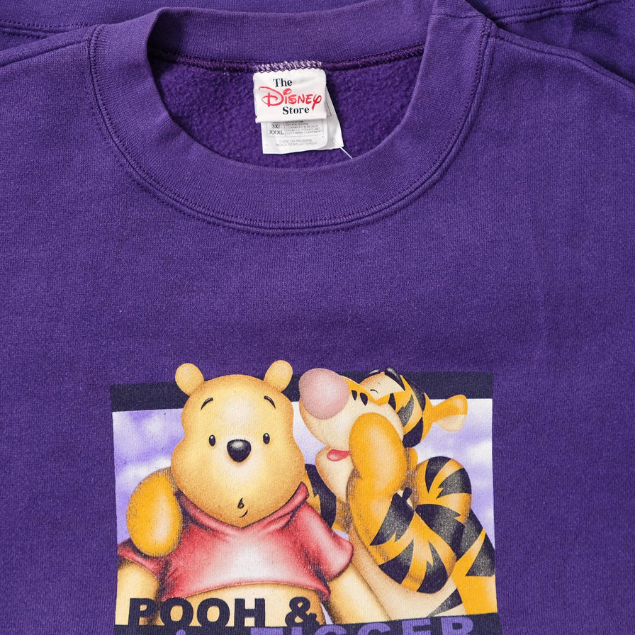 Vintage Pooh & Tigger Sweater 3XLarge 