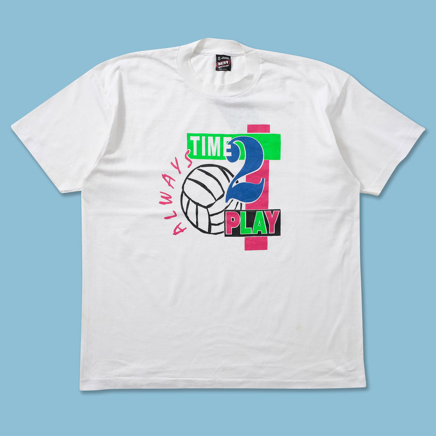Vintage Volleyball T-Shirt Large 