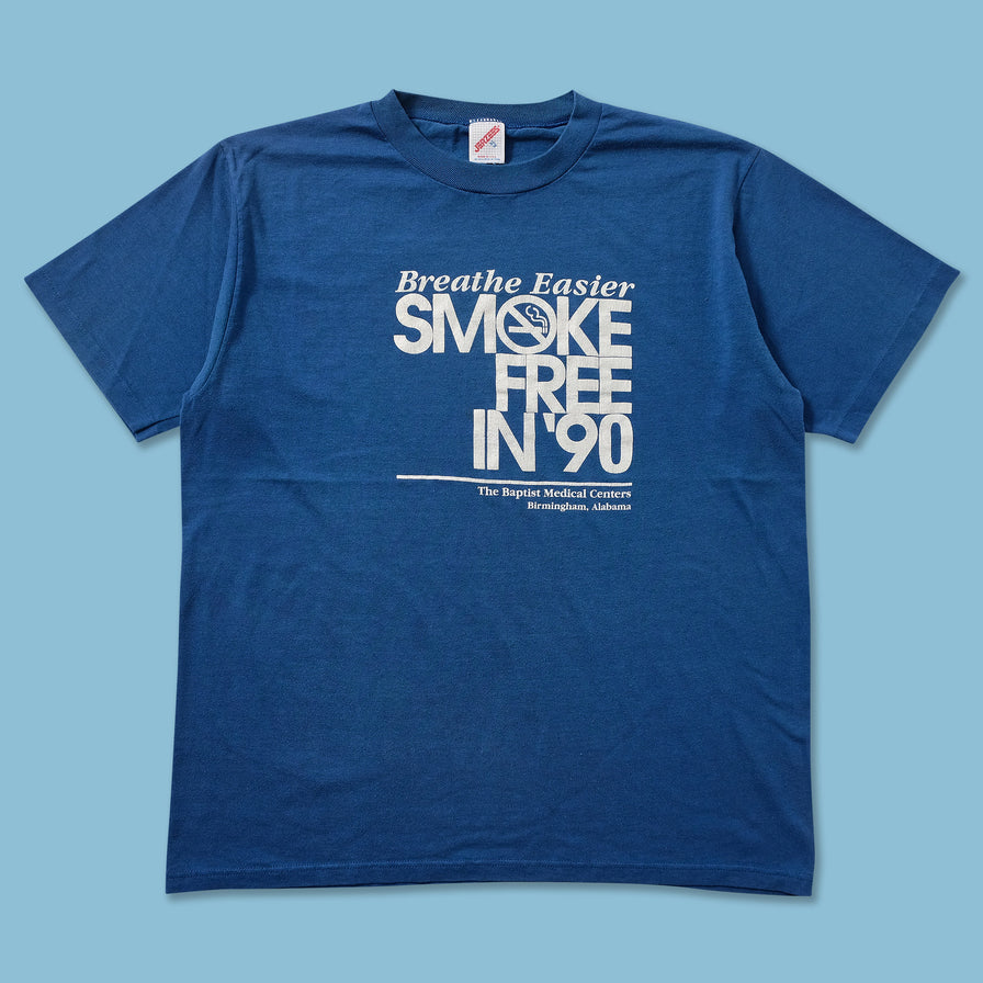 1990 Smoke Free T-Shirt Medium 