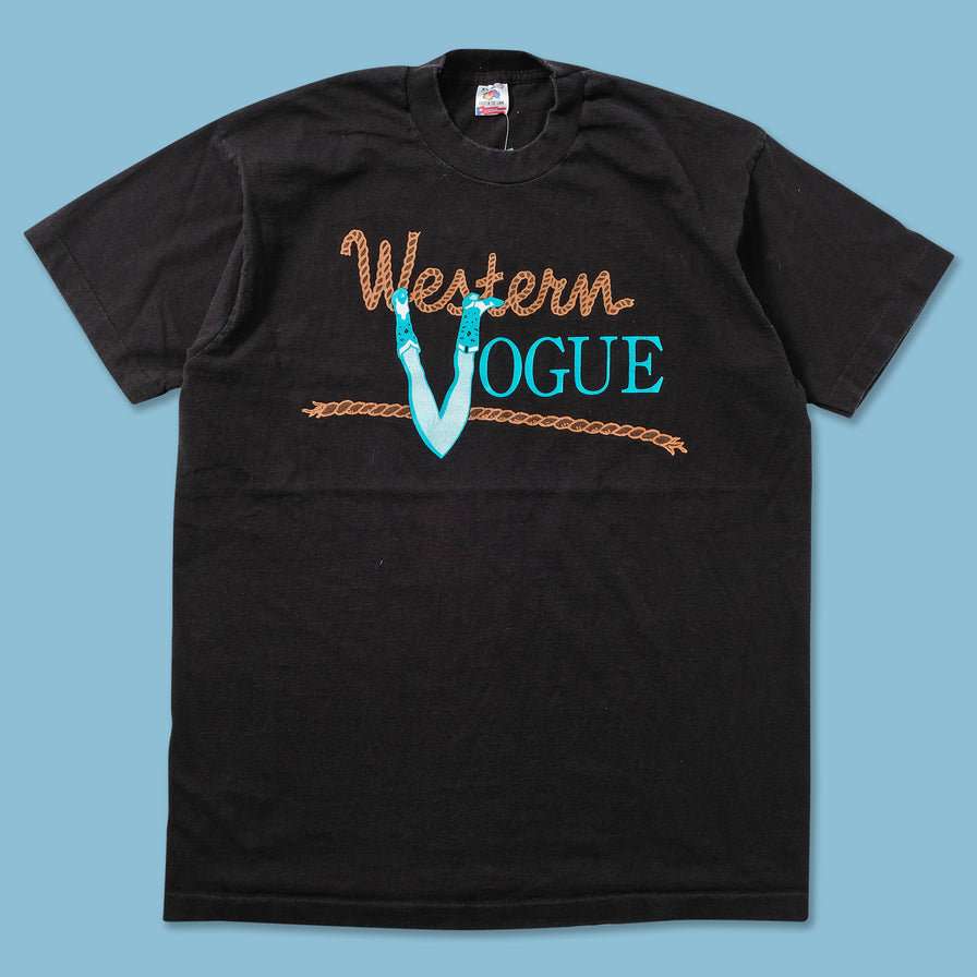 Vintage Western Vogue T-Shirt XLarge 
