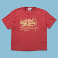 Vintage Country Dancing On The Creek T-Shirt Medium 
