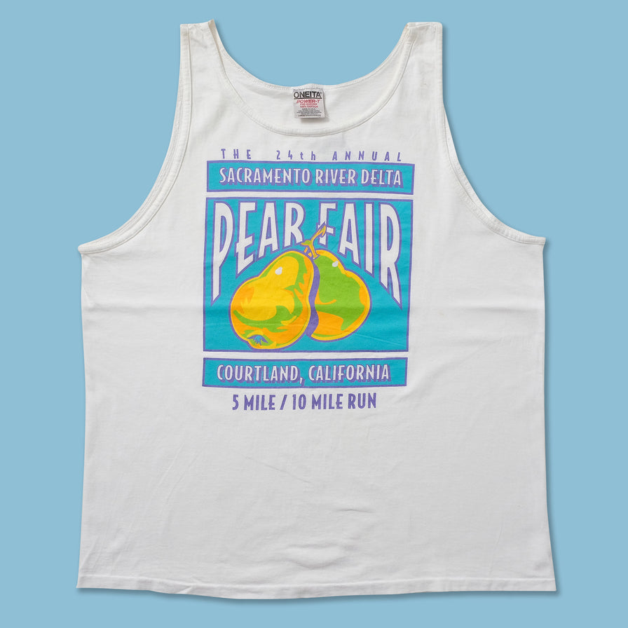 Vintage Sacramento Pear Fair Tank Top Large 