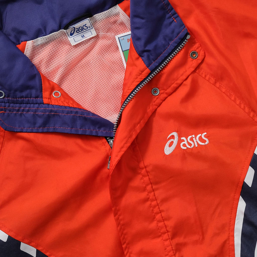 Vintage asics Track Jacket Medium 