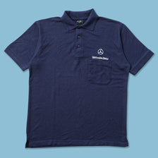 Vintage Mercedes Benz Polo Shirt Small 