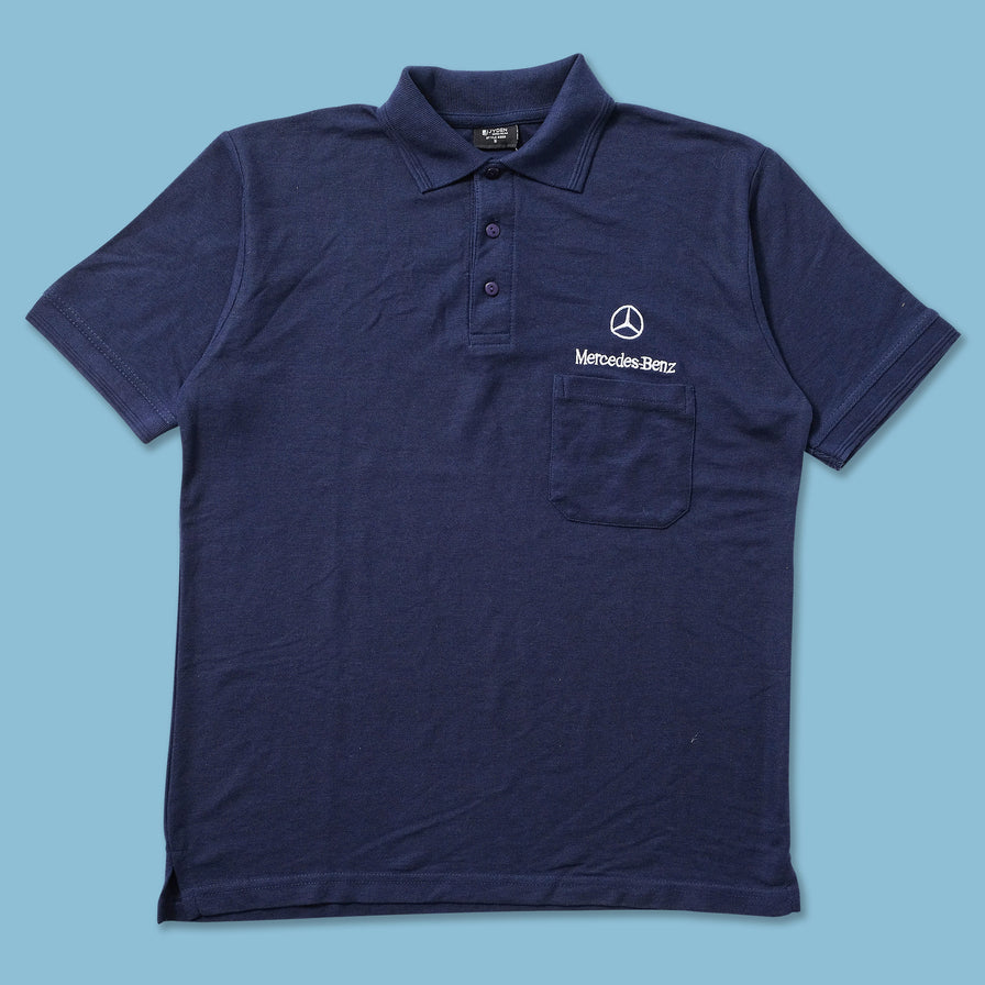 Vintage Mercedes Benz Polo Shirt Small 