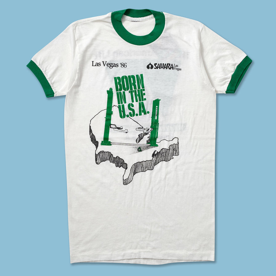 Women's 1986 Las Vegas T-Shirt Small - Double Double Vintage