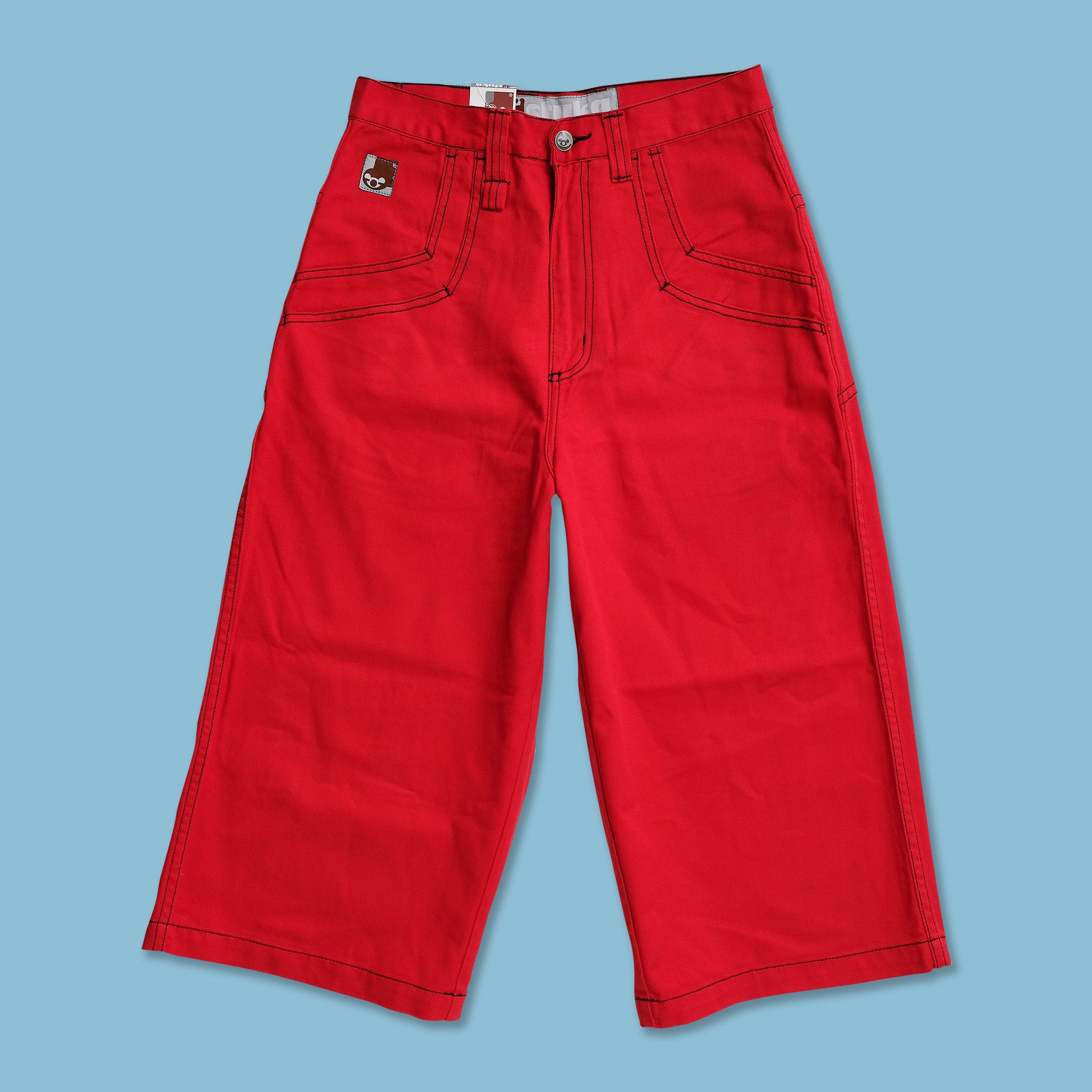 パンツ 2000's wide buggy jorts tuck y2k archive Y2K Baggy Jorts XLarge | Double Double Vintage
