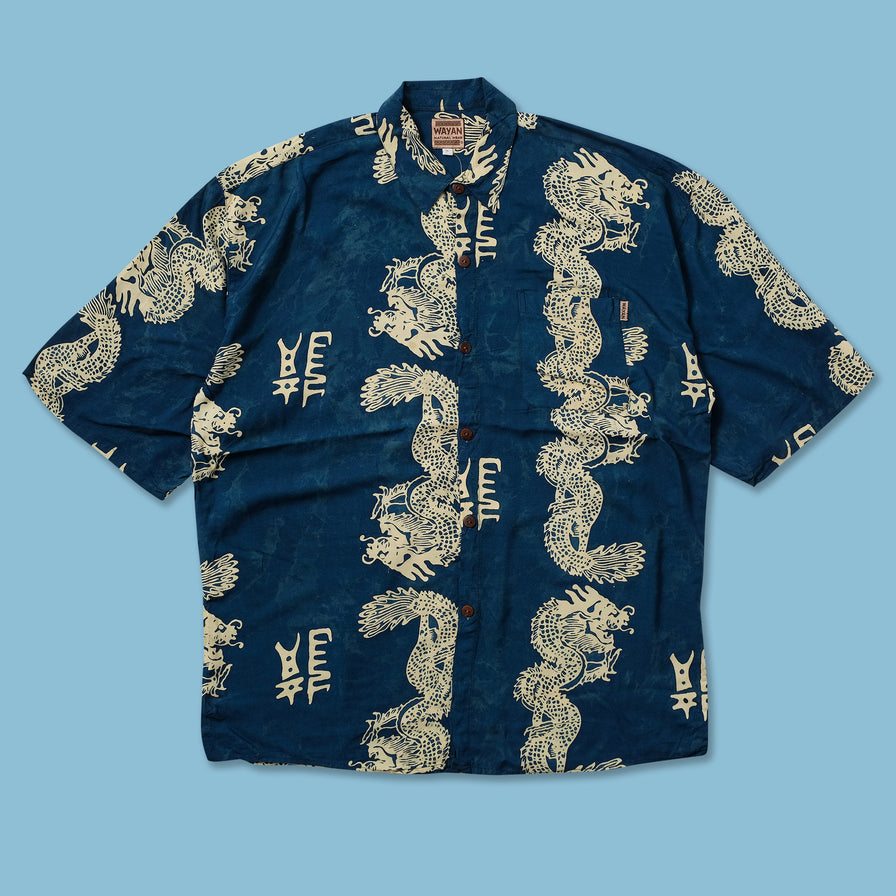 Y2K Dragon Shirt XLarge - Double Double Vintage