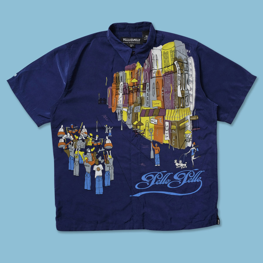 Y2K Pelle Pelle Shirt XXL - Double Double Vintage