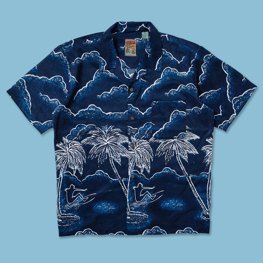 Y2K Surf Shirt Large - Double Double Vintage