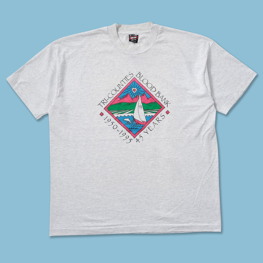 Vintage Tri-Counties Blood Bank T-Shirt XLarge - Double Double Vintage