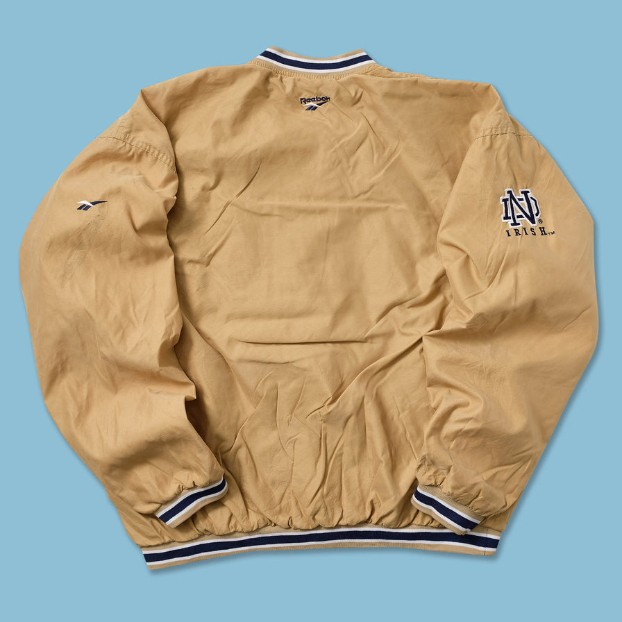 Vintage Reebok Notre Dame Windbreaker XLarge - Double Double Vintage