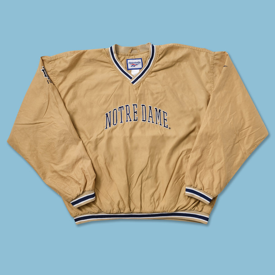 Vintage Reebok Notre Dame Windbreaker XLarge - Double Double Vintage