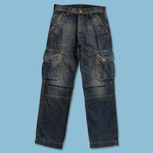 Y2K Cargo Denim Pants 30x32