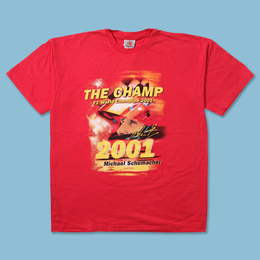 2001 F1 Michael Schumacher T-Shirt - Double Double Vintage