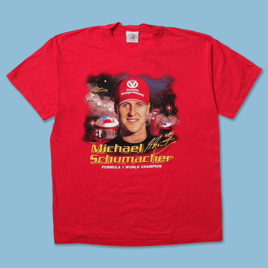 2001 F1 Michael Schumacher T-Shirt Large - Double Double Vintage