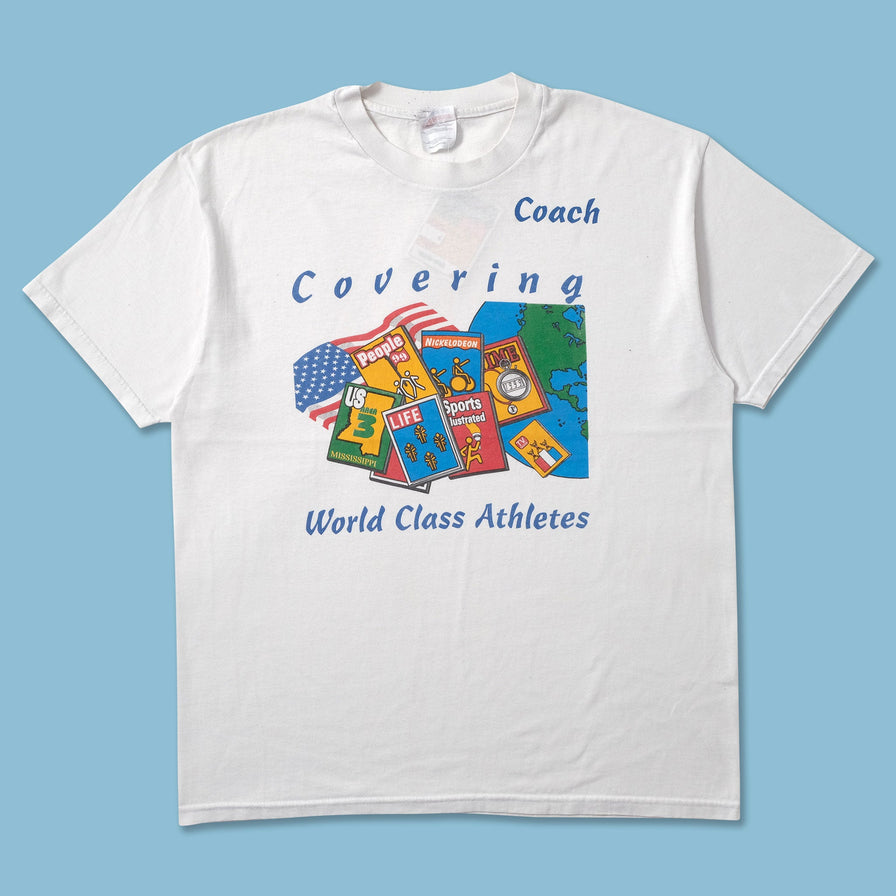 Vintage World Class Athletes T-Shirt Large - Double Double Vintage
