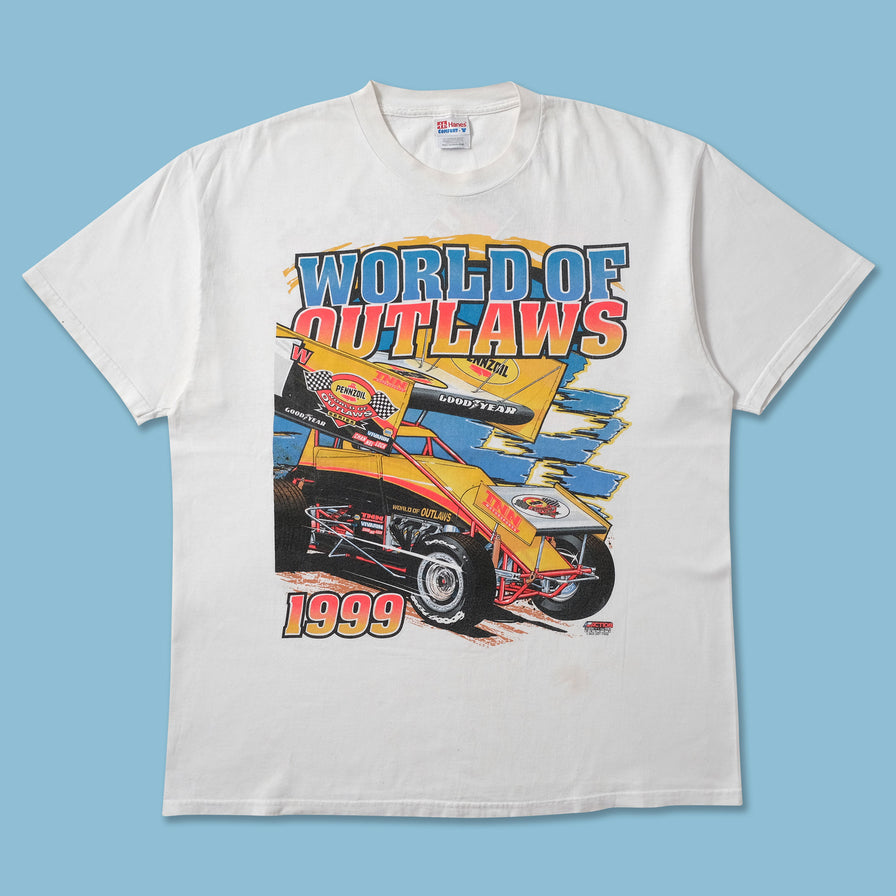 1999 World Of Outlaws T-Shirt XLarge - Double Double Vintage