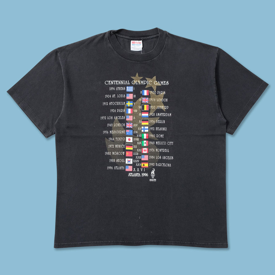 1996 Atlanta Olympics T-Shirt Large - Double Double Vintage