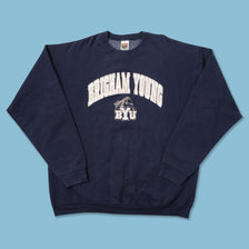 Vintage Brigham Young Sweater XLarge 