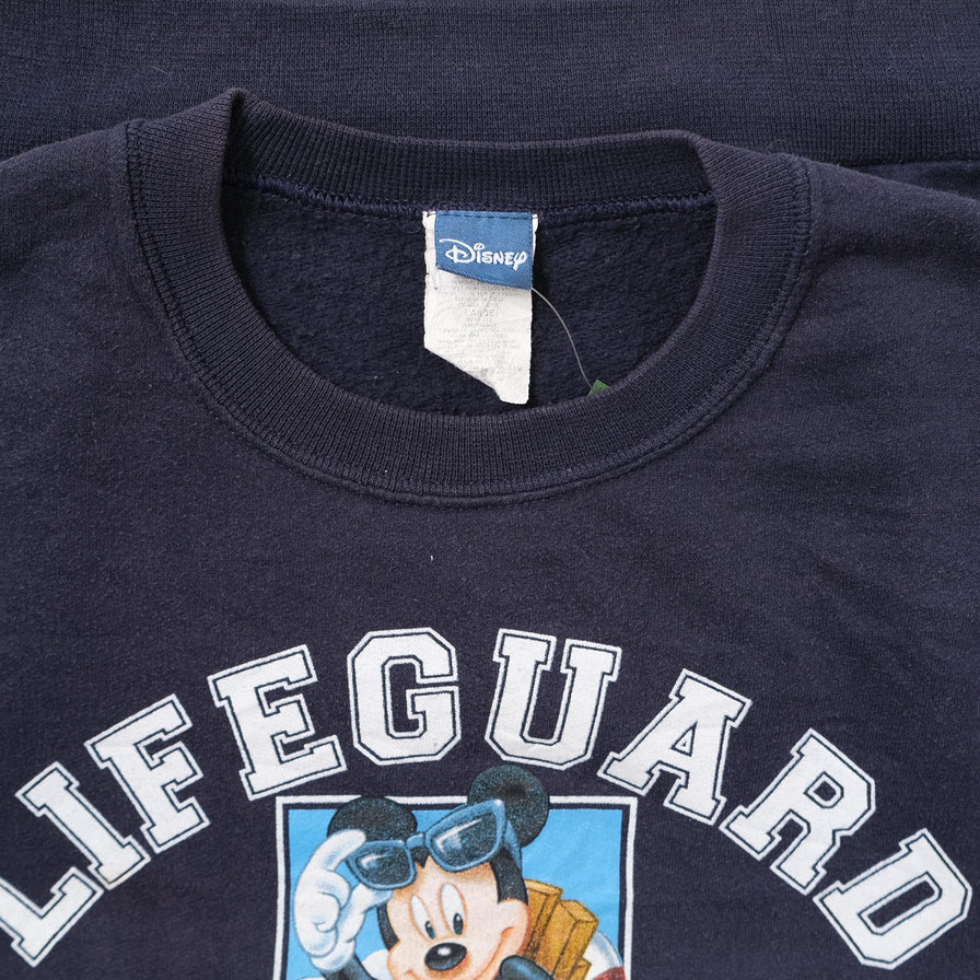 Vintage Mickey Mouse Lifeguard Sweater Large 
