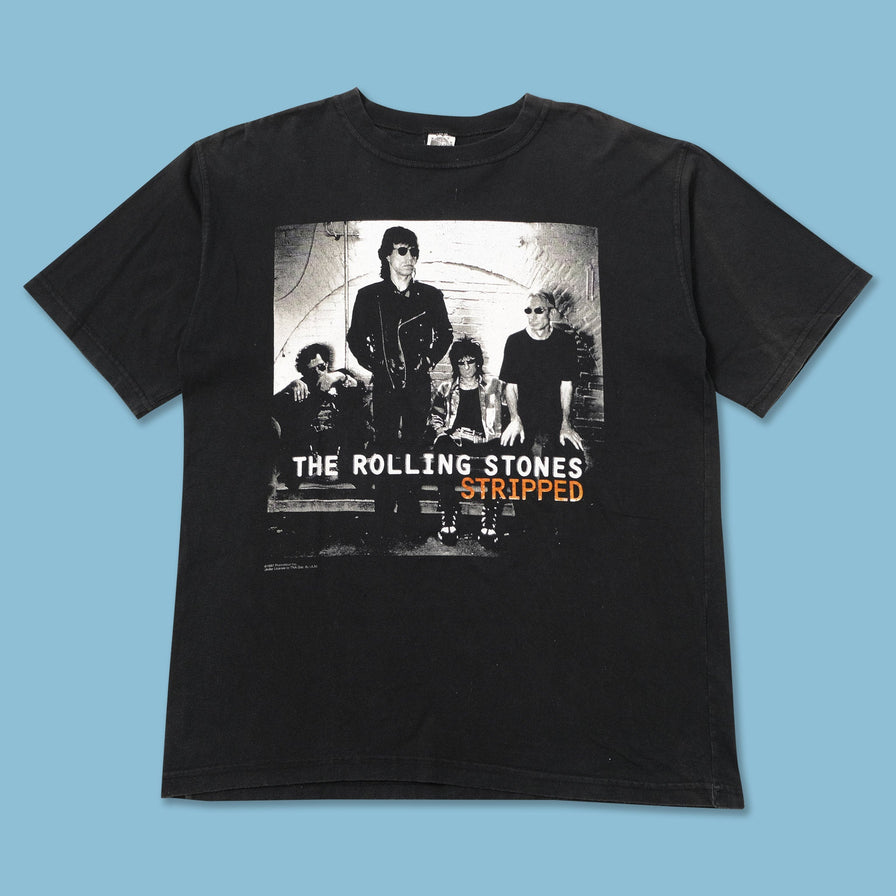 Vintage 1997 The Rolling Stones Stripped T-Shirt XLarge 