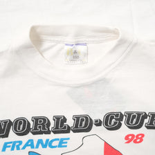 Vintage 1998 World Cup France T-Shirt Small 