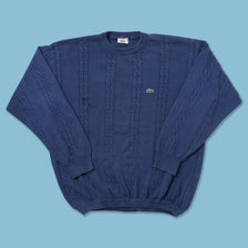 Vintage Lacoste Knit Sweater Medium 