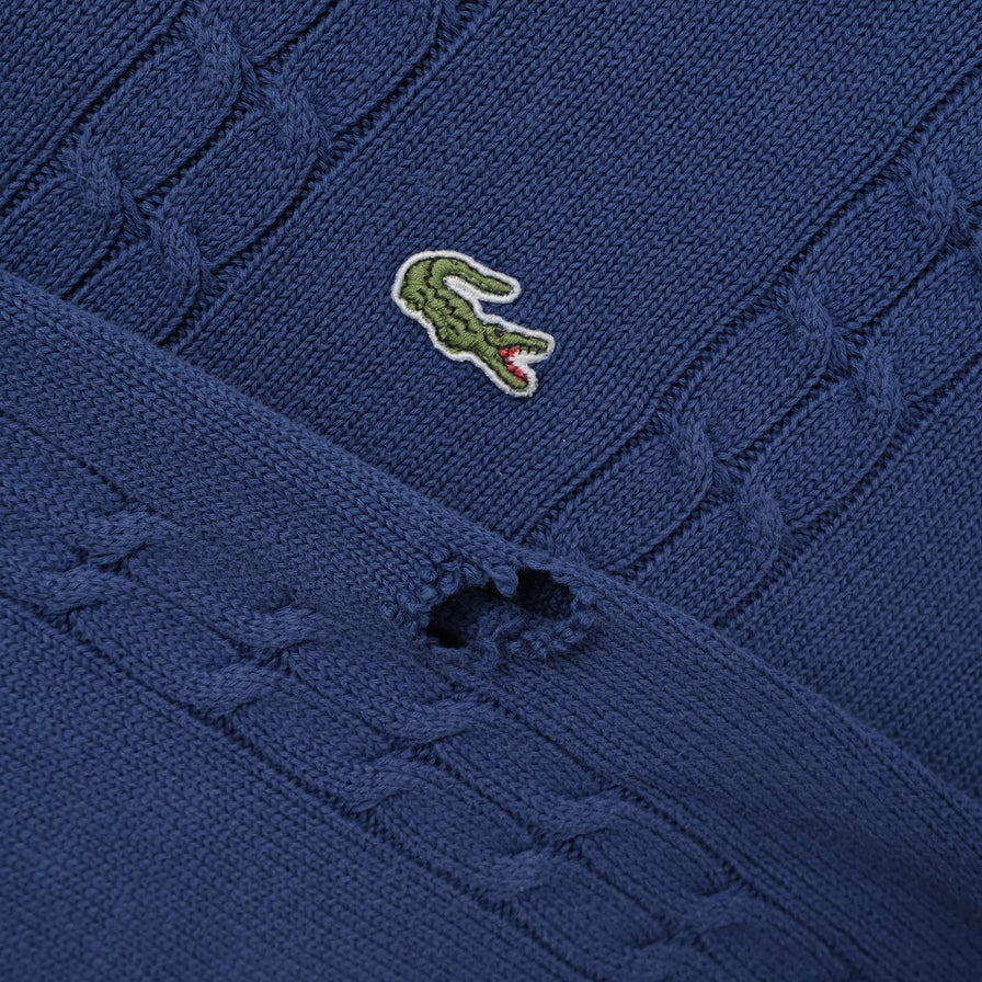 Vintage Lacoste Knit Sweater Medium 