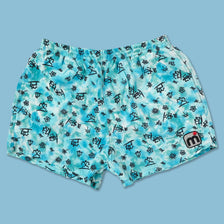 Vintage Pattern Swim Shorts Medium 