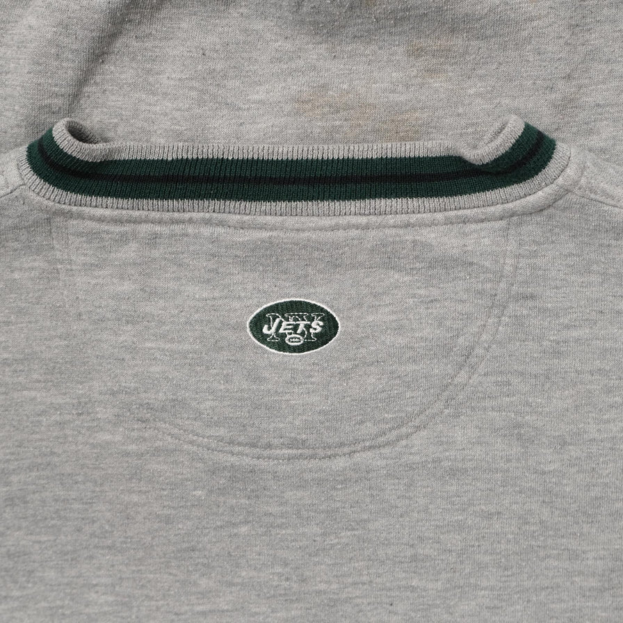 Vintage New York Jets V-Neck Sweater Medium 