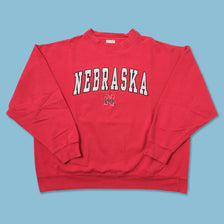 Vintage Nebraska Huskers Sweater XLarge 