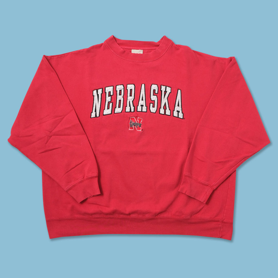 Vintage Nebraska Huskers Sweater XLarge 