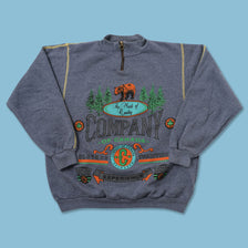Vintage Canada Women's Q-Zip Sweater XSmall 