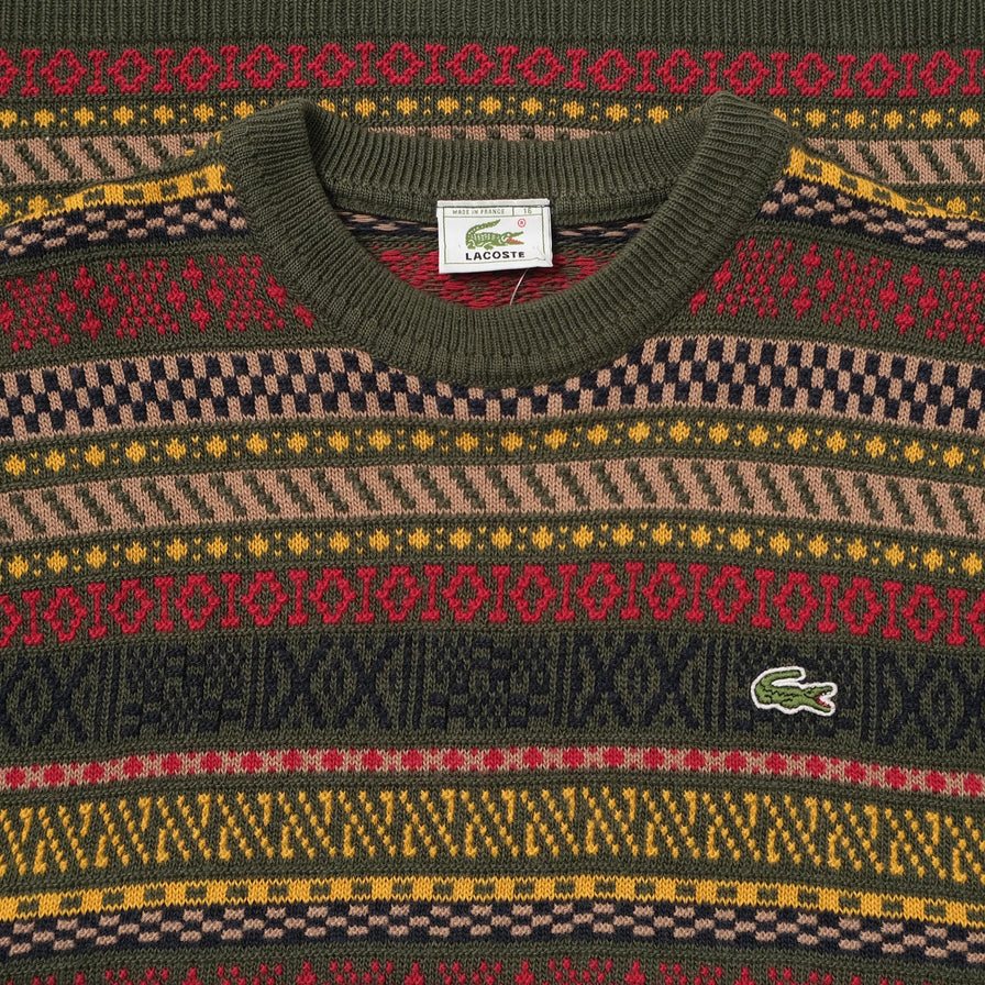 Vintage Women's Lacoste Knit Sweater Large 