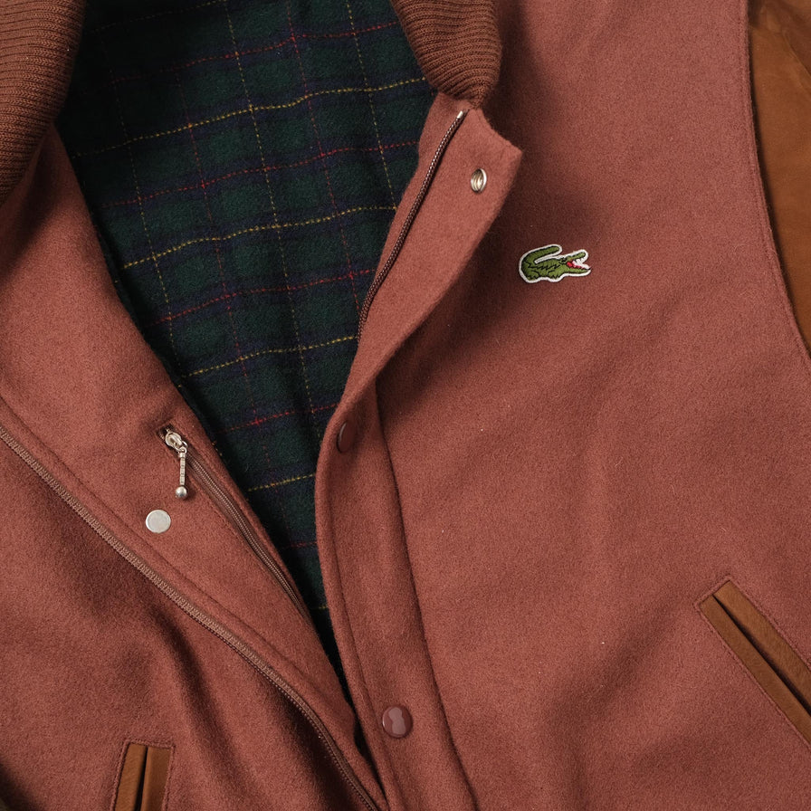 Vintage DS Lacoste College Wool Jacket Large 