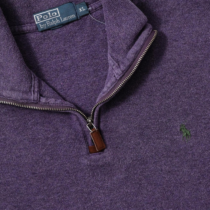 Vintage Polo Ralph Lauren Q-Zip Sweater XXLarge 