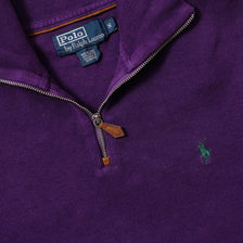 Vintage Women's Polo Ralph Lauren Q-Zip Sweater Medium 