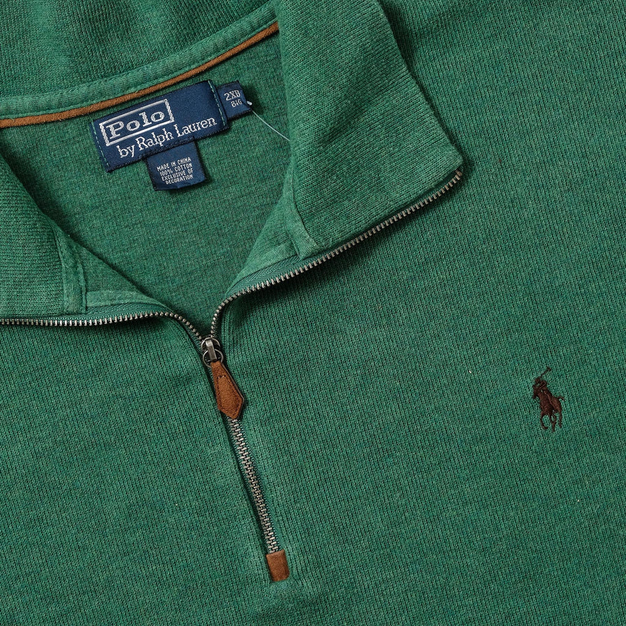 Vintage Polo Ralph Lauren Q-Zip Sweater 3XLarge 