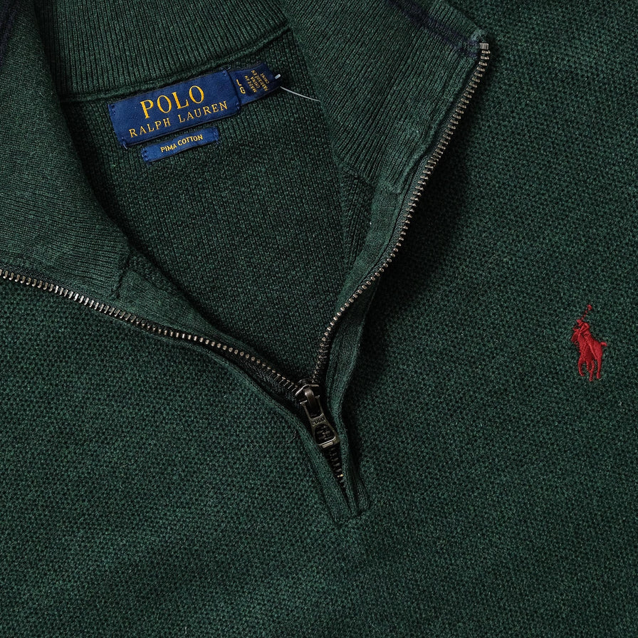 Women's Polo Ralph Lauren Q-Zip Sweater Medium 