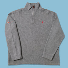 Vintage Polo Ralph Lauren Q-Zip Sweater Large 