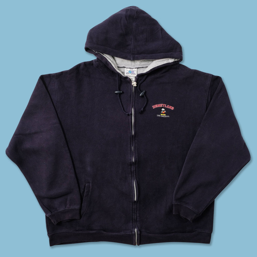 Vintage Disneyland Mickey Mouse Zip Hoody Large 