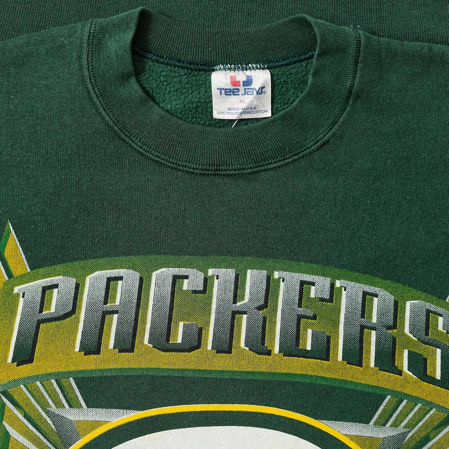 Vintage Green Bay Packers Sweater Large 