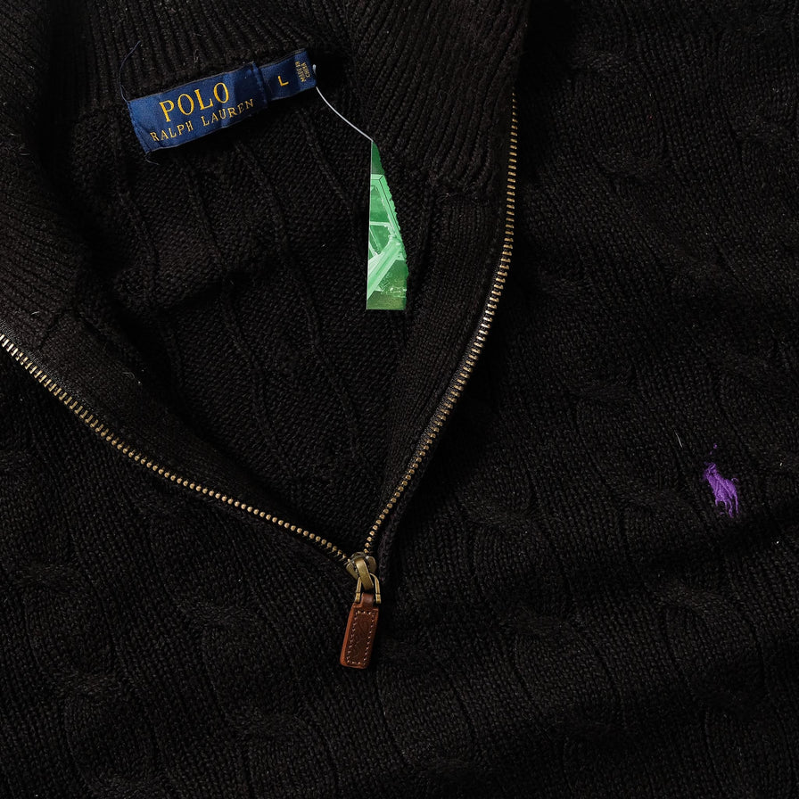 Polo Ralph Lauren Q-Zip Sweater Large 