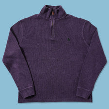 Vintage Polo Ralph Lauren Q-Zip Sweater Small 
