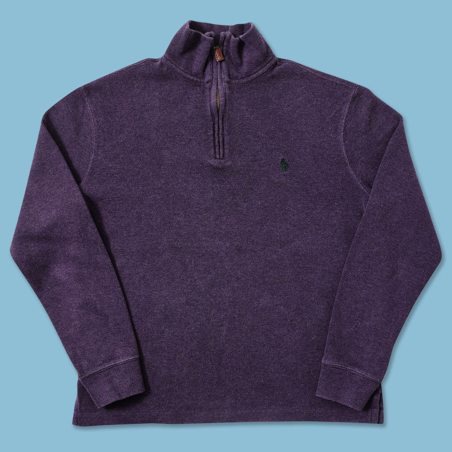 Vintage Polo Ralph Lauren Q-Zip Sweater Small 