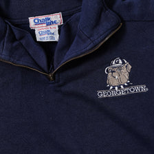 Vintage Georgetown Hoyas Q-Zip Sweater XLarge 